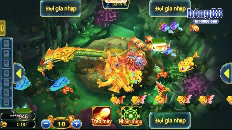 Theo dõi cá và thay đổi hướng di chuyển linh hoạt khi chơi