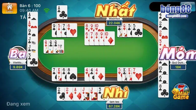 Đọc vị đối thủ để đánh bài dễ thắng