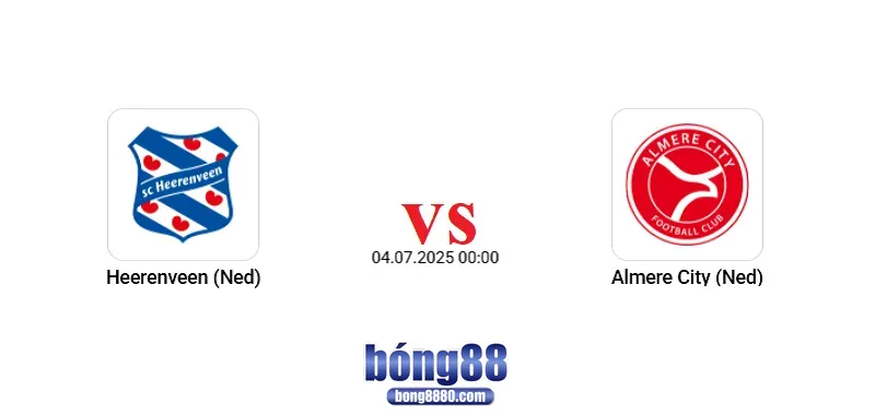Heerenveen vs Almere City (4/7) - Trận giao hữu hấp dẫn