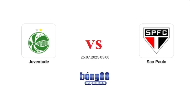 Nhận định Juventude vs Sao Paulo (25/7/2025) tại giải VĐQG Brazil