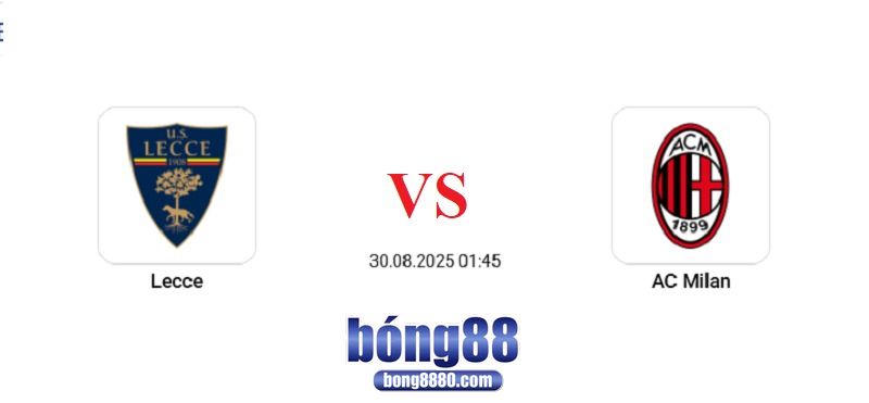 Lecce vs AC Milan