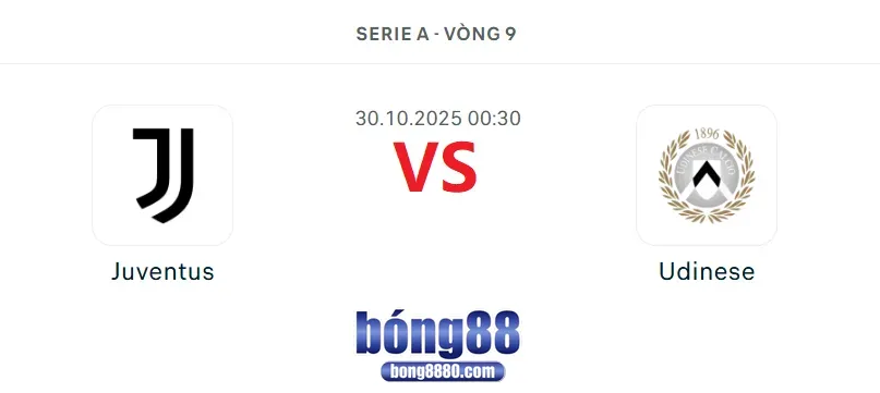 Nhận định Juventus vs Udinese 0h30 ngày 30/10/2025