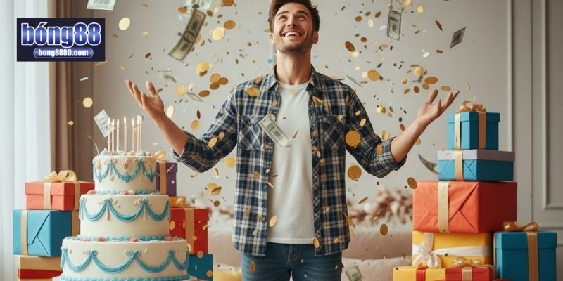 Quà mừng sinh nhật thành viên VIP Bong88 - Đăng ký nhận ngay Quà mừng sinh nhật thành viên VIP Bong88 giá trị khủng